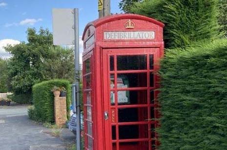 New bleed kit installed outside village church